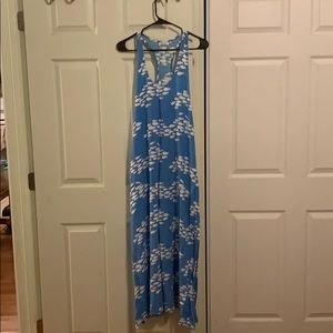 Ava sky maxi dress size S